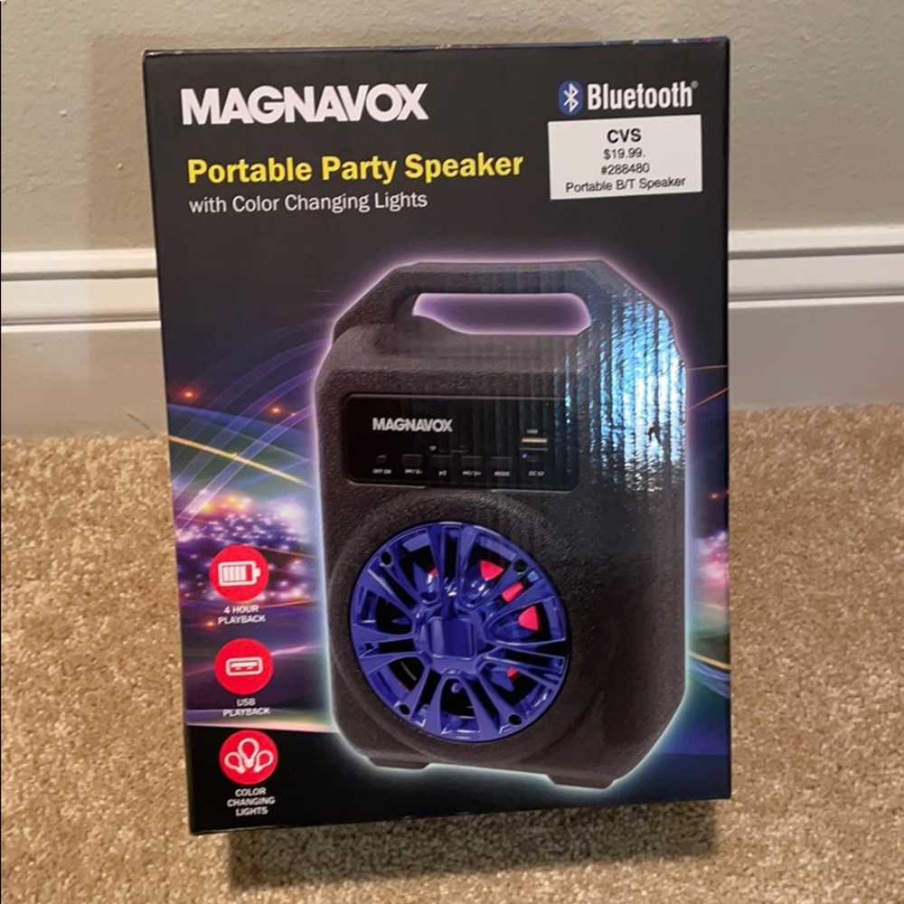 Portable party speaker